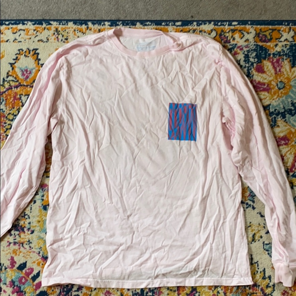 Outdoor voices pink long sleeve tshirt